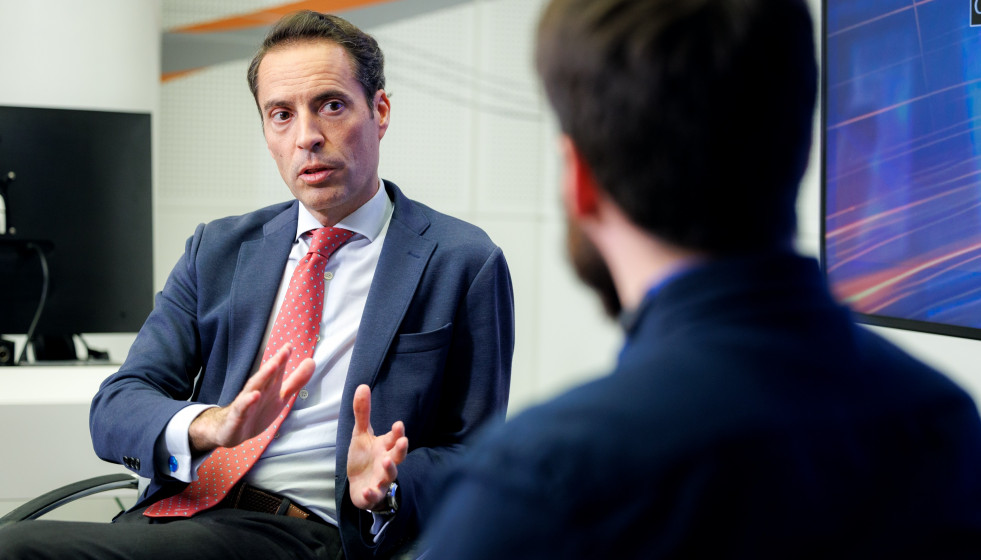 Archivo - El representante especial de la OTAN para la Vecindad Sur, Javier Colomina, en entrevista con Europa Press