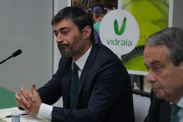 El CEO del grupo Vidrala, Raúl Gómez.