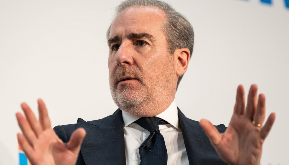 Archivo - El consejero delegado del Banco Santander, Hector Grisi, durante la segunda jornada del 'XV Encuentro Financiero', organizado por Expansión y KPMG, en el Auditorio de la Fundación Rafael d