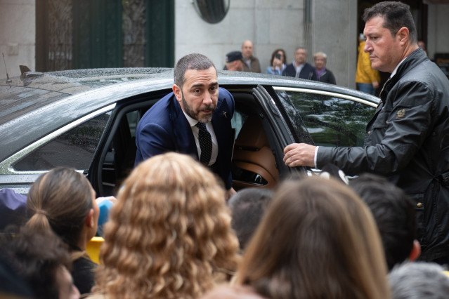 El empresario Víctor de Aldama a su llegada al Tribunal Supremo, a 29 de abril de 2026, en Madrid (España).