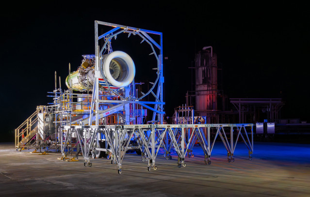 Prueba del motor de hidrógeno de easyJet y Rolls Royce.