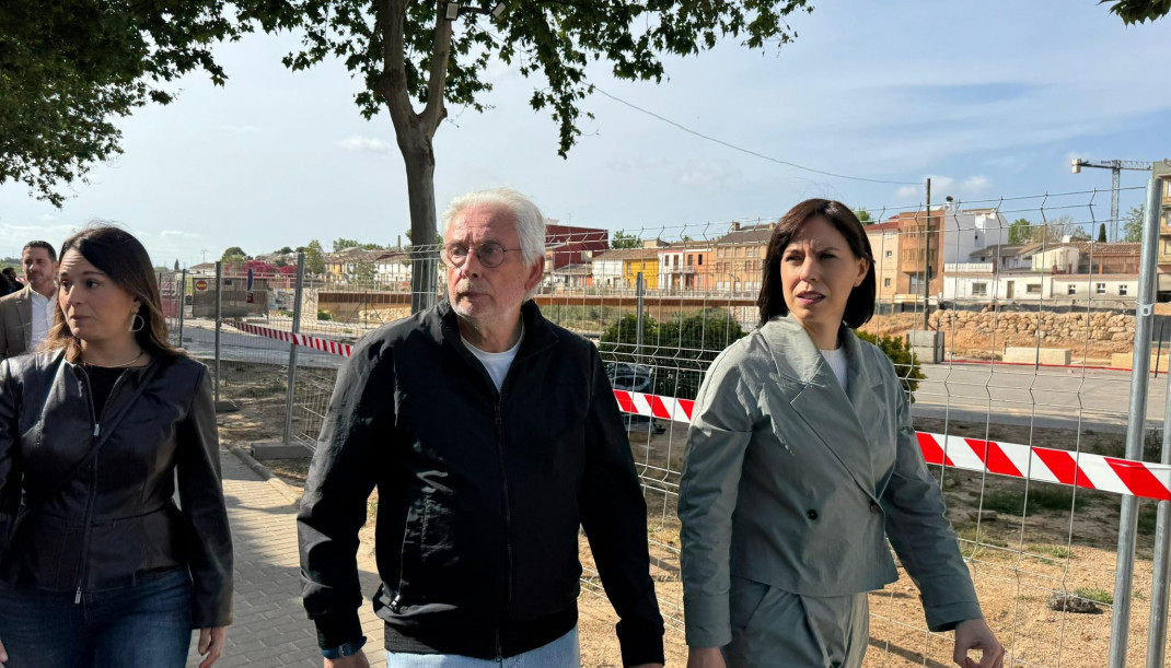 La líder del PSPV y ministra de Ciencia, Diana Morant, en una visita a Picanya