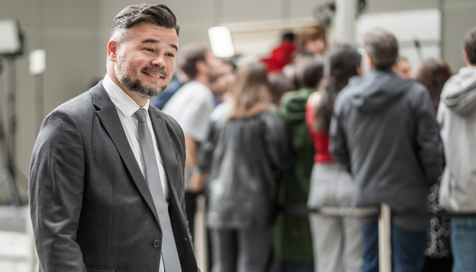 El diputado de ERC, Gabriel Rufián, durante una sesión plenaria en el Congreso, a 29 de abril de 2026, en Madrid (España).