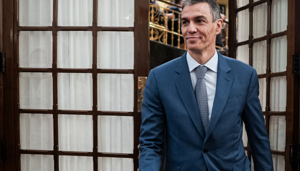 El presidente del Gobierno, Pedro Sánchez, durante una sesión plenaria en el Congreso, a 29 de abril de 2026, en Madrid (España).