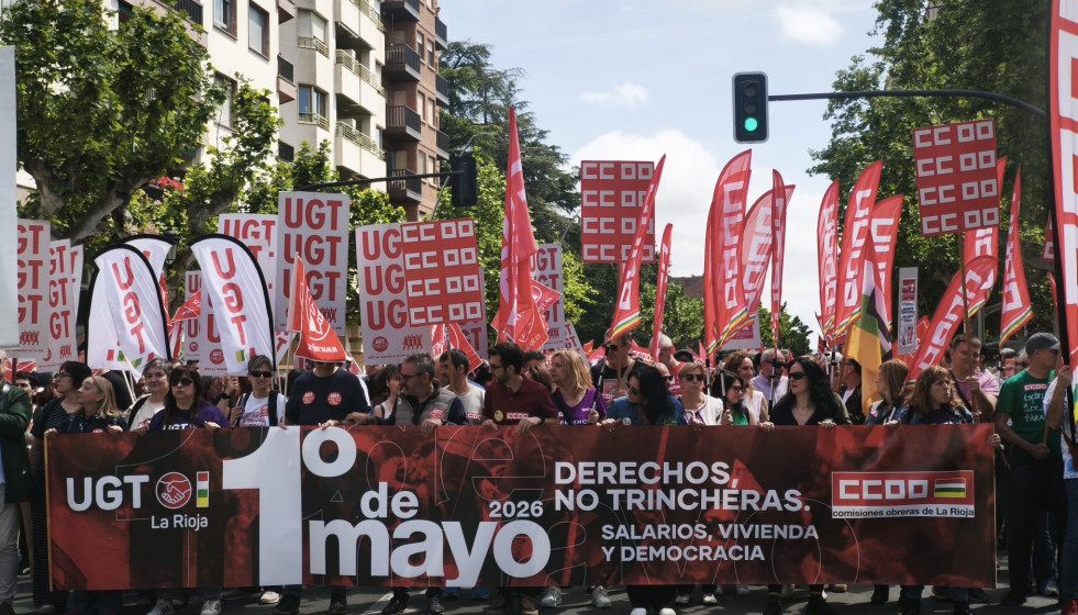 Manifestación del 1 de Mayo 2026 en Logroño