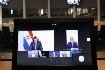 Líderes de la UE y del Mercosur celebran en videollamada el acuerdo bilateral