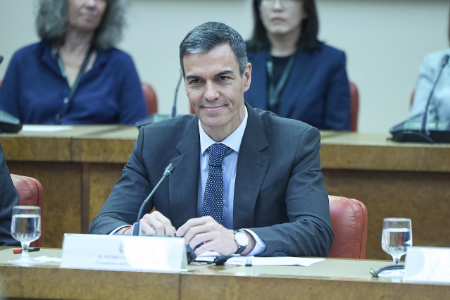 El presidente del Gobierno, Pedro Sánchez