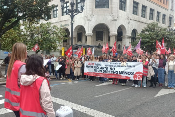 UGT estima en un 60-65% el seguimiento de la segunda huelga del comercio textil en Cantabria