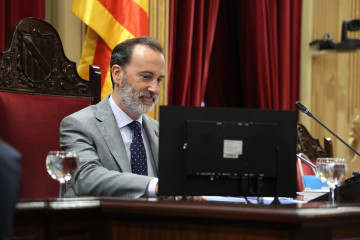Archivo - El presidente del Parlament, Gabriel Le Senne, durante un debate, en una foto de archivo.