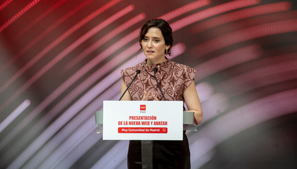 EuropaPress 7479576 presidenta comunidad madrid isabel diaz ayuso presenta avatar sol 28 abril