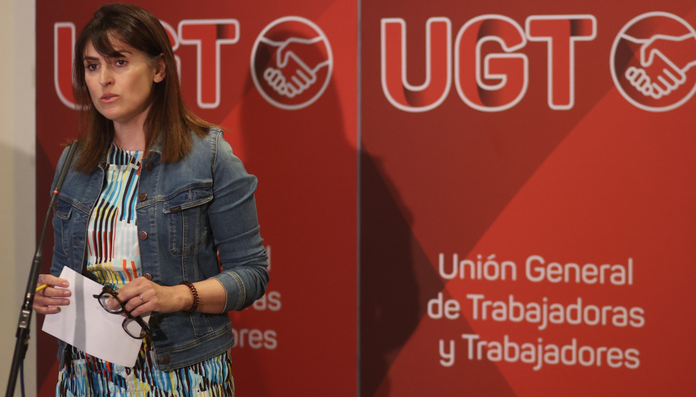 Archivo - La secretaria ejecutiva de UGT Cristina Estévez