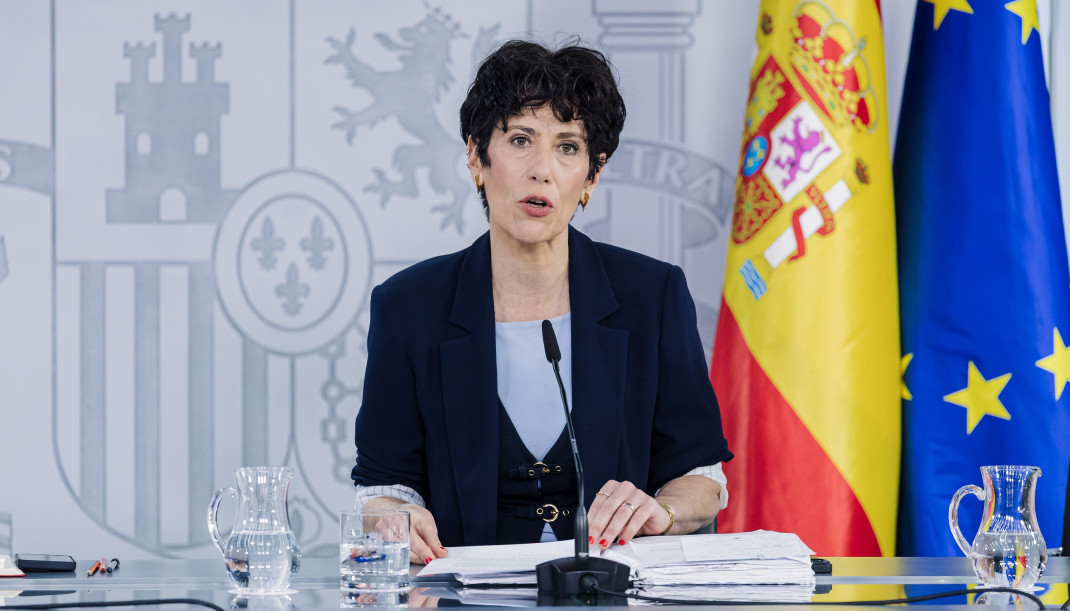 La ministra de Inlcusión, Seguridad Social y Migraciones y portavoz del Gobierno, Elma Saiz, en una imagen de archivo