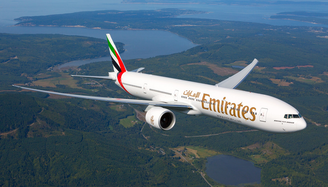 Archivo - Avión de Emirates