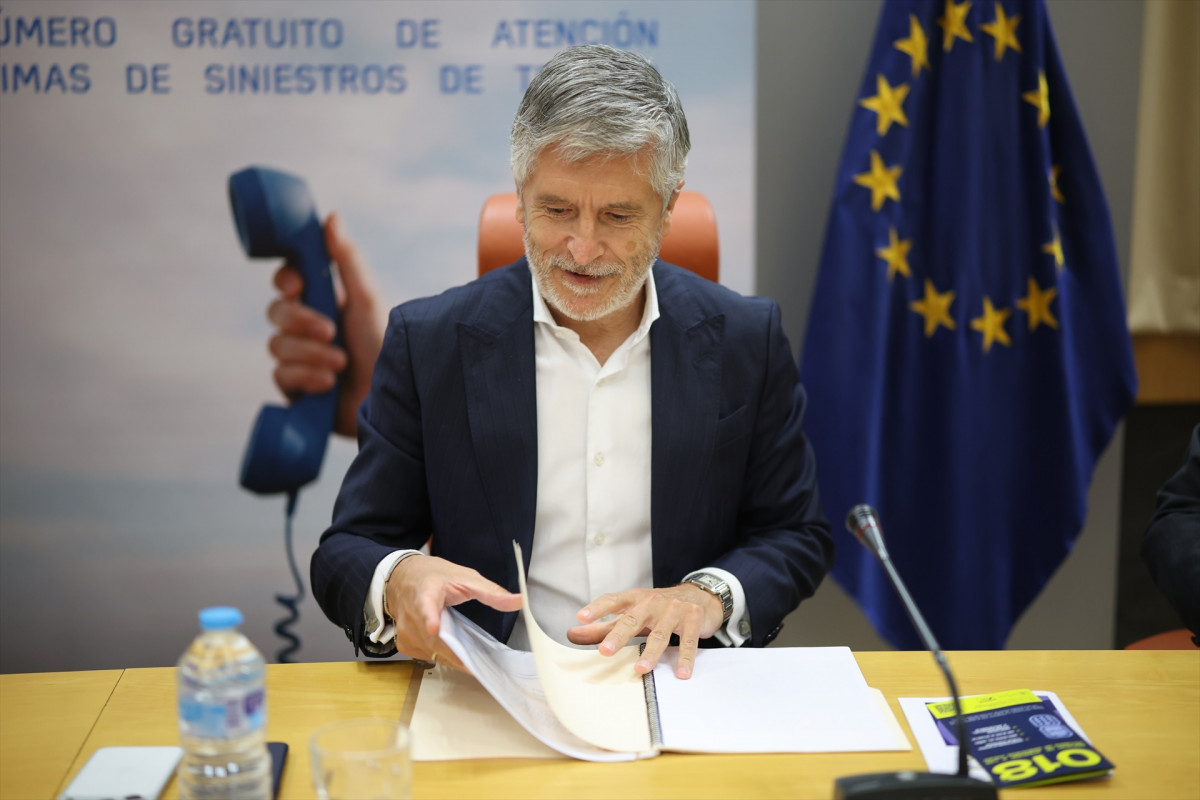 EuropaPress 7465197 ministro interior fernando grande marlaska presenta telefono 018 atencion