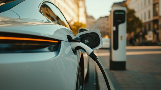 Archivo - Un vehículo eléctrico