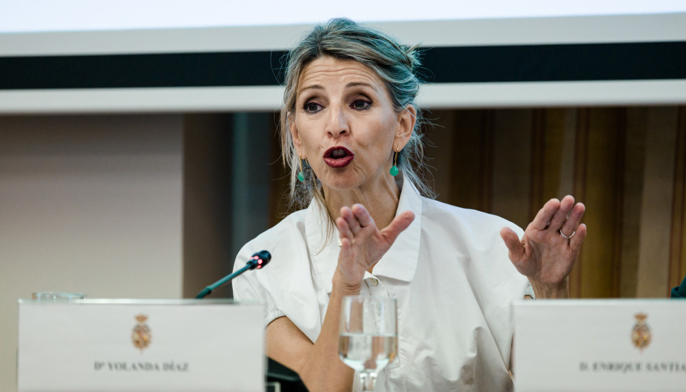 La vicepresidenta segunda y ministra de Trabajo y Economía Social, Yolanda Díaz.