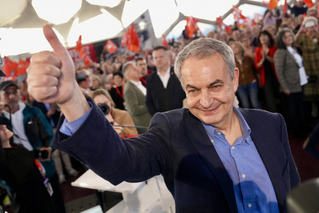 Archivo - El expresidente del Gobierno José Luis Rodríguez Zapatero.