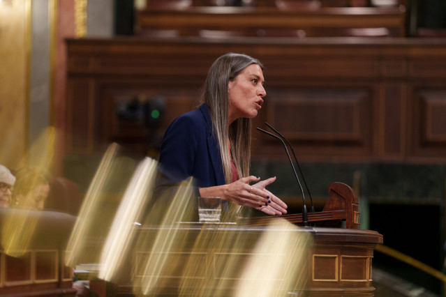 Archivo - La portavoz de Junts en el Congreso, Miriam Nogueras