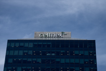 Archivo - Fachada de la sede de Cellnex Telecom, a 2 de abril de 2024, en Barcelona, Catalunya (España).