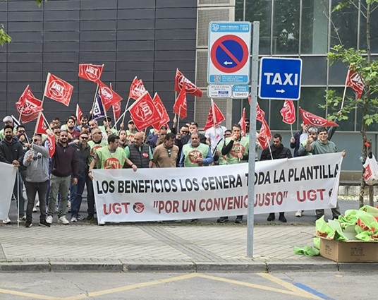 Trabajadores de Exolum se concentran en la Junta para 