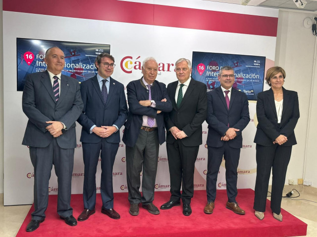 El exministro de Asuntos Exteriores, José Manuel García-Margallo participa en el XVI Foro de Internacionalización de la Cámara de Comercio de Ciudad Real.