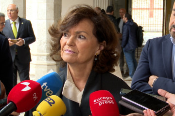 La presidenta del Consejo de Estado, Carmen Calvo.