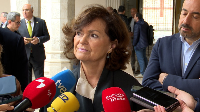 La presidenta del Consejo de Estado, Carmen Calvo.