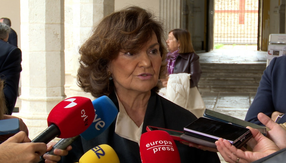 La presidenta del Consejo de Estado, Carmen Calvo.