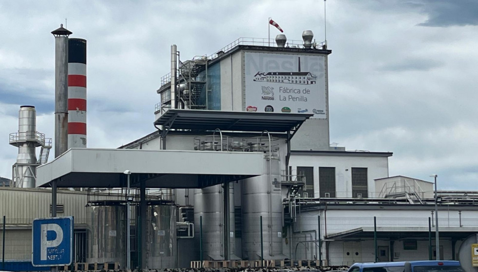 Planta de Nestlé en La Penilla, en Santa María de Cayón