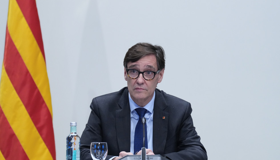 Archivo - El presidente de la Generalitat de Catalunya, Salvador Illa, en una imagen de archivo, en el Palau de la Generalitat, a 13 de marzo de 2026, en Barcelona, Catalunya (España).