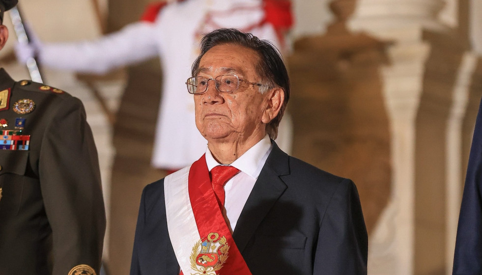 Archivo - El presidente de Perú, José María Balcázar.