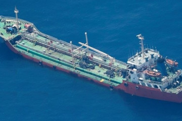 El petrolero 'Honour 25', pirateado en las costas de Somalia.