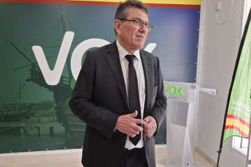 El cabeza de lista de Vox al 17M por Huelva, Rafael Segovia.