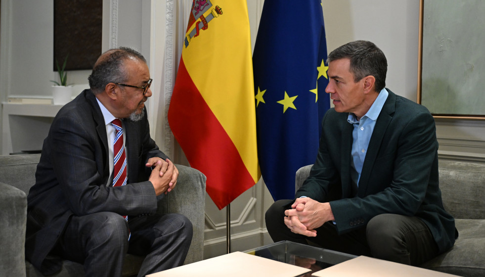 EuropaPress 7510917 presidente gobierno pedro sanchez director general organizacion mundial