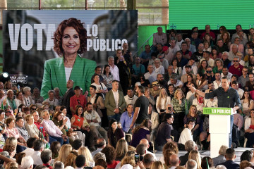 El secretario general del PSOE y presidente del Gobierno, Pedro Sánchez, interviene en un acto de campaña celebrado en Cártama (Málaga). (Foto de archivo).