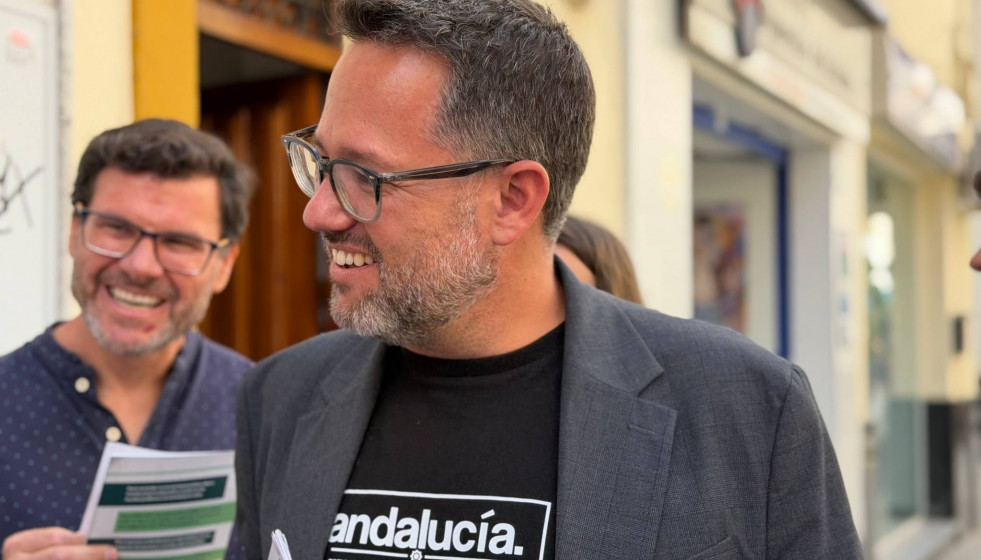 Archivo - El portavoz y candidato de Adelante Andalucía a la Presidencia de la Junta de Andalucía, José Ignacio García.