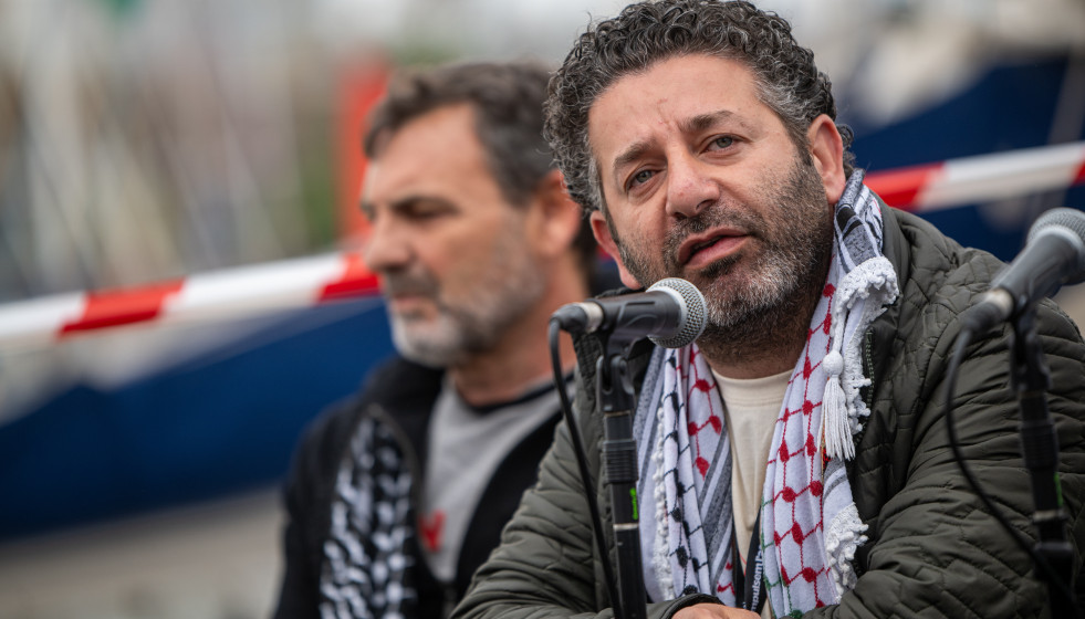 EuropaPress 7432752 directivo gsf saif abukeshek rueda prensa global sumud flotilla gsf antes (2)