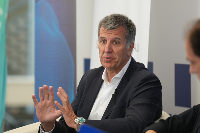 El Director General de Bizum, Angel Nigorra, durante las XIII Jornadas Financieras Deusto Business School-Deusto Business Alumni, en la Biblioteca CRAI, a 11 de mayo de 2026, en Bilbao, Vizcaya, País Vasco (España).
