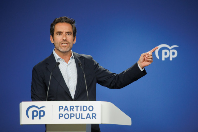 Archivo - El portavoz del PP, Borja Sémper. Archivo.