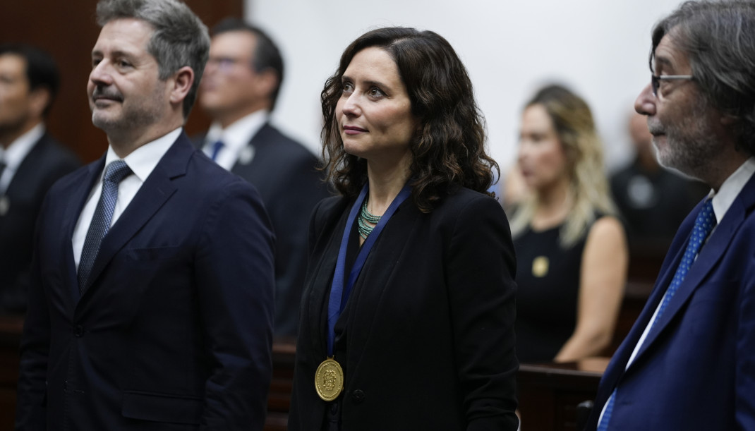La presidenta de la Comunidad de Madrid, Isabel Díaz Ayuso, en su viaje institucional a México