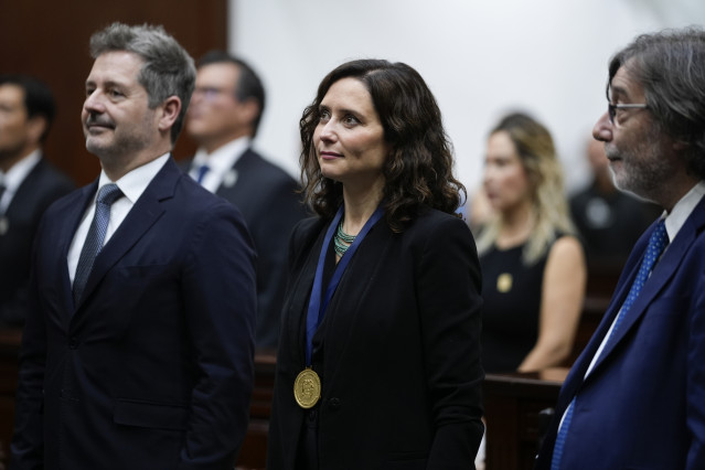 La presidenta de la Comunidad de Madrid, Isabel Díaz Ayuso, en su viaje institucional a México