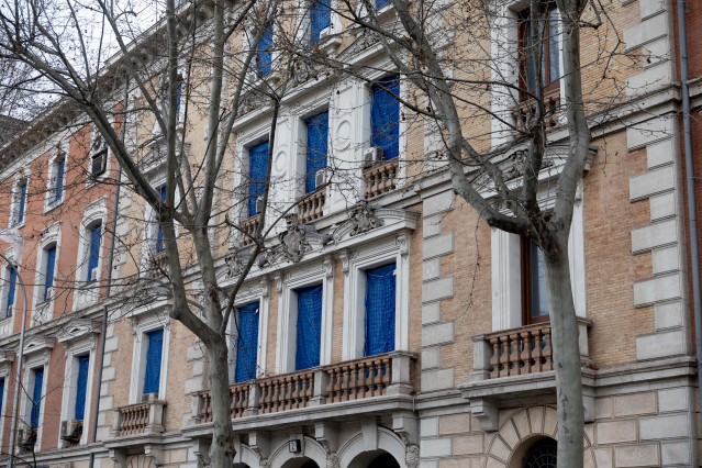 Archivo - La fachada los edificios históricos.