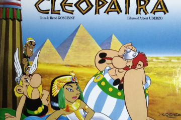 Archivo - Portada n'asturianu de 'Astérix y Cleopatra'.