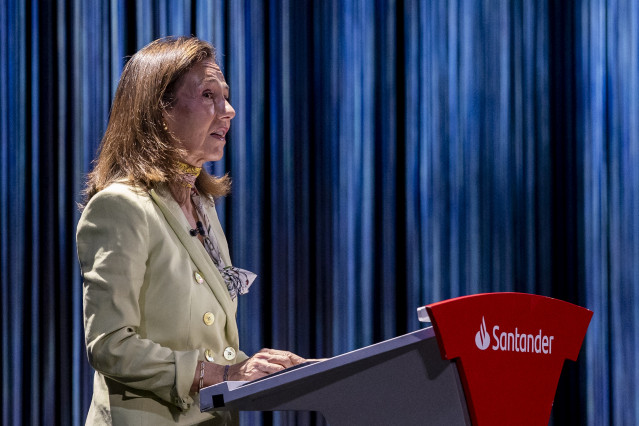 La presidenta de Banco Santander, Ana Botín.