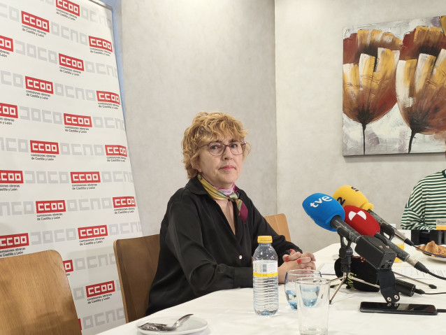 La secretaria general de CCOO Castilla y León, Ana Fernández de los Muros.