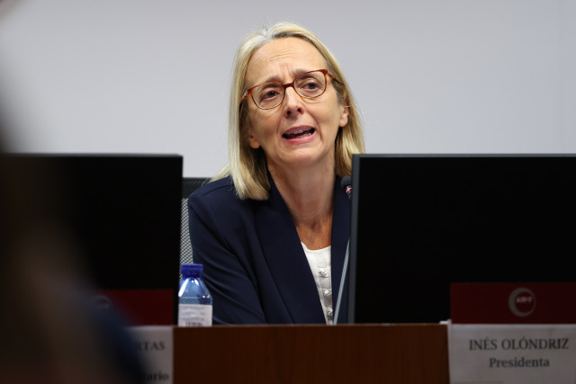 La presidenta de la AIReF, Inés Olondriz, en una imagen de archivo.