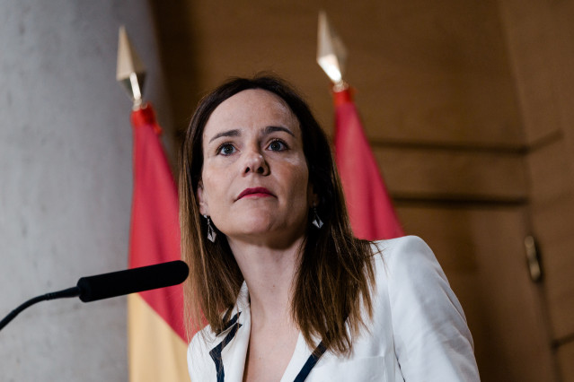 La portavoz de Vox en la Asamblea de Madrid, Isabel Moñino.