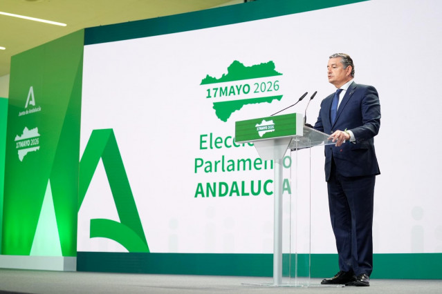 El consejero de Sanidad, Presidencia y Emergencias de la Junta de Andalucía, Antonio Sanz.