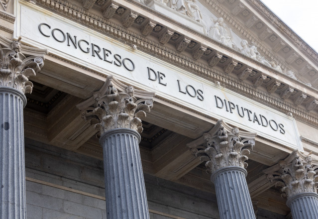 Archivo - Fachada del Congreso de los Diputados en una imagen de archivo
