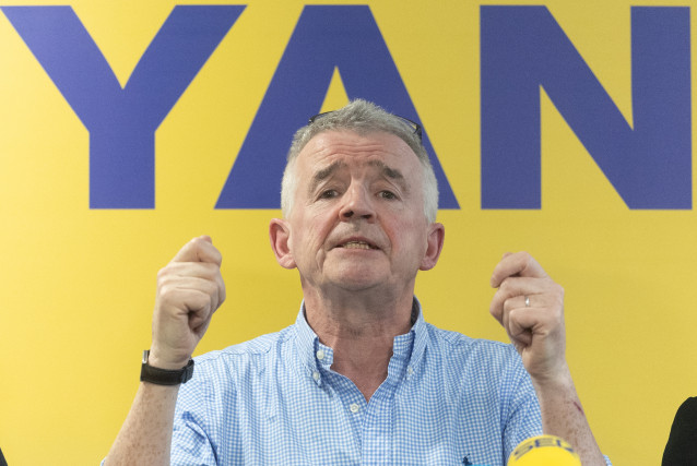 Archivo - El consejero delegado de Ryanair, Michael O'Leary, durante una rueda de prensa de Ryanair, a 11 de febrero de 2025, en Madrid (España).